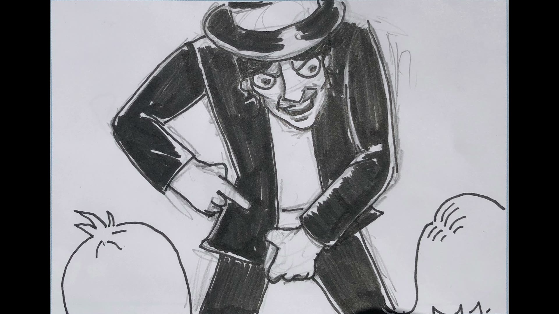 Bob striking a smug pose